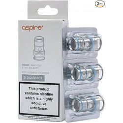 Aspire ODAN 0.18 ohm Mesh Replacement Coils - 3 Pack