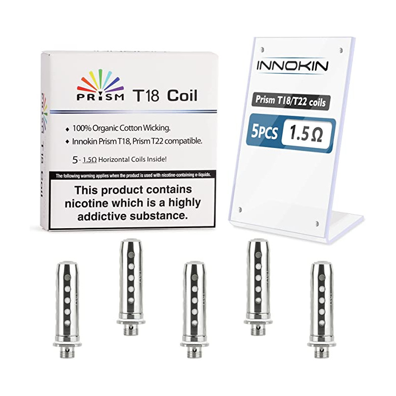 Innokin T18 Coils - 5 Pack [1.5ohm]