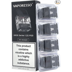 Xros Replacement Pods By Vaporesso 4 Pack 1.2ohm